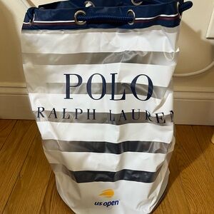 Polo Ralph Lauren US OPEN Navy and White Duffel Bag